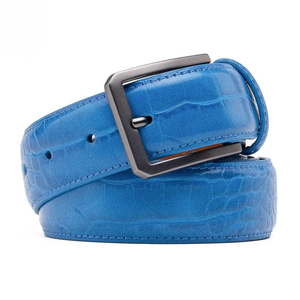 Cinturones Clásicos de Cuero para Hombre con Hebilla de Acero para Jeans/Pantalones - Cinturones de Lujo Personalizables OEM, Resistentes y de Alta Resistencia - Product Image 6