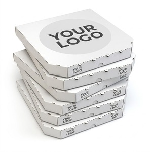 Boîtes à pizza portables en carton ondulé de qualité supérieure, impression personnalisée, structure durable recyclée, graphismes quadricolores, respectueuses de l'environnement - Product Image 1