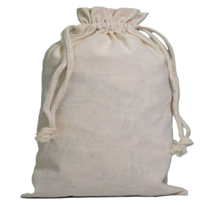Custom Heavy-Duty 100% Organic Cotton Canvas <b>Drawstring</b> Bag Convenient Letter Pattern Reusable <b>Pouch</b> Rope for Gift Shopping - Product Image 6
