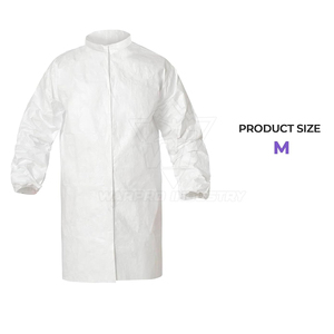Bata de Laboratorio de Alto Rendimiento con Mangas Largas, Tela Suave, Ajuste Cómodo y Cierre Frontal para Uso como Uniforme de Personal en Interiores - Product Image 2
