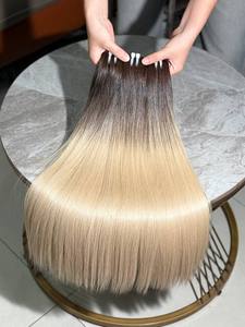 ผมตรงแบบมัดรวม 24 นิ้ว 2 สี ความหนาแน่น 180% ผมแท้ - Product Image 2