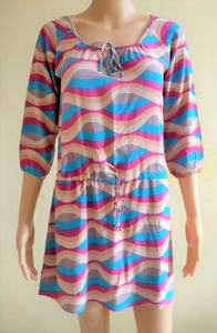 เดรสแขนกุดสไตล์เกาหลีสำหรับผู้หญิงเดรสลำลองผ้าทอยาวปานกลางสีซักได้สำหรับฤดูร้อน - Product Image 2