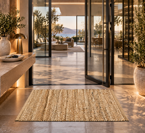 Natural Jute Eco-Friendly Pet-Friendly Low Pile Door <b>Mat</b> Woven Handmade Non Slip Entry <b>Mat</b> for Home Foyer Hallway - Product Image 4