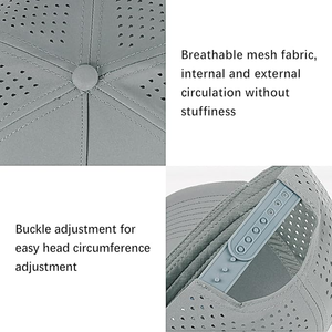 Nouvelles casquettes FLEXFIT : Casquettes de baseball tendance, personnalisables, imperméables, brodées, ajustables, avec trou découpé au laser, style courant - Product Image 4