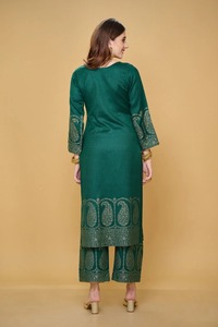 Best Selling Safaa Exclusive Dilkash Winter Collection Trendy Embroidered Warm <b>Dresses</b> <b>for</b> Winter Season Available At Best Price - Product Image 2