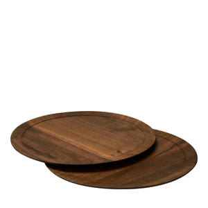 Nouvelle Arrivée Assiette de Présentation en Bois d'Acacia, Assiette Ronde Élégante en Bois, Design Vintage, Vente Chaude - Product Image 4
