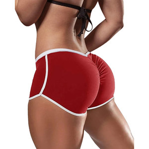 High Waist Vintage Button Rivet Athletic Gym Workout Sports Shorts Women <b>Seamless</b> <b>Legging</b> Running Yoga Shorts Oxford Fabric - Product Image 2