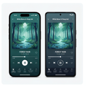 Aplicación de Ruido Blanco RoyalCraft, Sonidos para Dormir, Audio Relajante, Ruido para Concentración, Ayuda para el Sueño del Bebé, Disponible en Stock para Empresas - Product Image 2