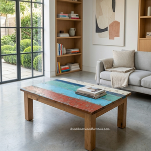 Wholesale Eco-Friendly Durable Wooden <b>Rustic</b> <b>Coffee</b> <b>Table</b> Handcrafted Minimalist Antique Industrial Knockdown Living Room - Product Image 4