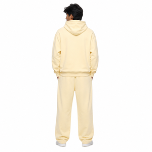 Ensemble de survêtement unisexe de haute qualité avec sweat à capuche épais et pantalon de jogging en molleton doux, vêtements d'hiver personnalisables pour hommes et femmes - Product Image 3