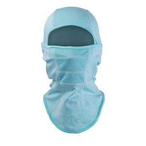 Masque Balaclava intégral bleu clair unisexe pour sports de plein air, 100% polyester, taille adulte 56-58 cm, respirant, imperméable, haute qualité - Product Image 2
