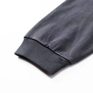 เสื้อยืดโอเวอร์ไซส์ทรงบ็อกซี่สองชั้น พิมพ์ลาย DTG ผ้าคอตตอนหนา 250 GSM สำหรับผู้ชาย พร้อมโลโก้ด้านหน้า - Product Image 5