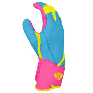 Gants de frappe en cuir à manchette intégrale, couleur contrastée, protection complète des doigts, par Bajwat Sports - Product Image 3