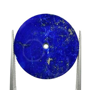 Cadran de montre en pierre précieuse naturelle Lapis Lazuli, disque de 28,5 mm, pierre bleue, fait main sur mesure, épaisseur 1 mm, trou central de 2 mm, classique et élégant - Product Image 5