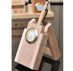 Porte-stylos en bois au design exceptionnel, cadeaux d'affaires pour professionnels, cadeau de bureau haut de gamme, porte-stylos en bois d'acacia - Product Image 3