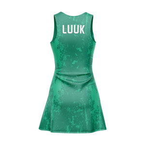 Vestido de Tenis de Verano para Mujer con Nombre de Equipo Personalizado, Transpirable, que Absorbe la Humedad, Ajuste Atlético, 100% Poliéster, Sin Mangas, Uniforme - Product Image 3