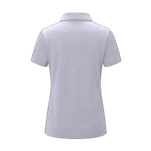 Polo de golf pour femme à col zippé, manches courtes, haut de sport athlétique, séchage rapide, évacuation de l'humidité, décontracté, fitness, tennis, personnalisable - Product Image 2