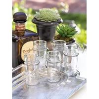 Ensemble de verres à shot pour dégustation de tequila, plateau de service festif, mini-set de verres avec support en fer pour bar à domicile