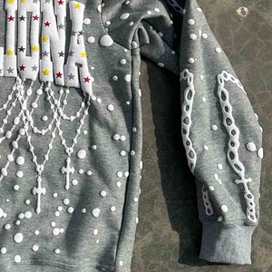 เสื้อฮู้ดดี้กันลมสำหรับผู้ชาย รุ่นหนาพิเศษ คุณภาพสูง ทรงปกติ ซิปหน้า ผ้าผสมโพลีเอสเตอร์/คอตตอน ล้างสีแบบแอซิดวอช สำหรับฤดูหนาว - Product Image 5