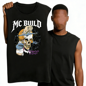 Chaleco sin mangas de algodón para hombre OEM, estilo oversize, para gimnasio, entrenamiento, verano, ropa urbana, personalizable con marca. - Product Image 5
