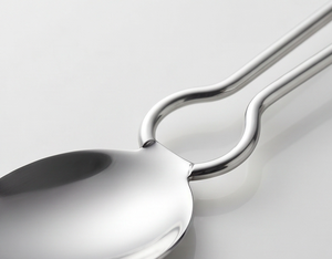 Ensemble de couverts minimalistes en acier inoxydable, finition miroir haute brillance, compatible lave-vaisselle, pour la restauration, la maison, l'hôtellerie et la cuisine. - Product Image 2
