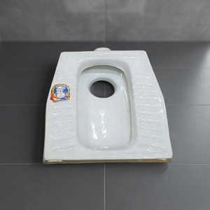 Vistaar Dark Blue Porcelain Eastern Squatting <b>Pan</b> Rustic Style WC Toilet Commode <b>Ceramic</b> Sanitary Ware Export India - Product Image 2