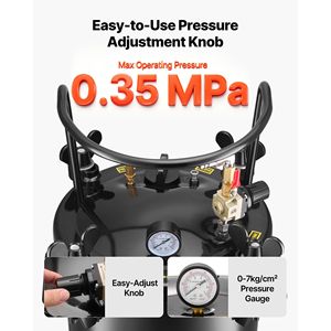 Serbatoio a Pressione in Acciaio per Utensili Pneumatici da 30 L (7,9 Galloni) con Attacco Rapido, Pompa per Verniciatura a Spruzzo ad Alta Efficienza - Product Image 5