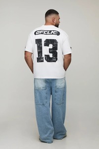 Camiseta de algodón grueso para hombre, corte holgado, hombros caídos, estilo streetwear, proveedor directo de fábrica, impresión de logotipo personalizado - Product Image 3