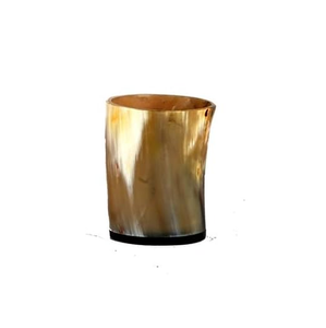 แก้วน้ำทรงสั้นแบบเขาสัตว์ VIKING NATURAL CRAFTS สำหรับโรงแรม ตกแต่งบ้าน และงานปาร์ตี้ - Product Image 1