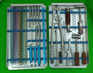 Kit d'instruments orthopédiques élastiques en acier inoxydable pour chirurgie vétérinaire manuelle, pour chirurgie fémorale et de la hanche, certifié CE, par Dentavex - Product Image 3