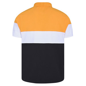 เสื้อโปโลแขนสั้นผู้ชาย คอปก ทรงลำลอง สีเหลือง ขาว ดำ - Product Image 4