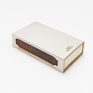 Porta-Quemadores de Metal de Lujo con Superficie para Encender, Estuche Recargable para Cerillas, Decoración de Mesa, Almacenamiento de Cerillas, Accesorio Decorativo para el Hogar - Product Image 1