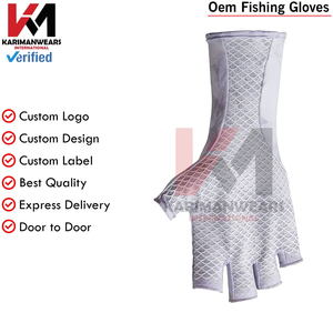 Guantes de Pesca para Pescadores, Transpirables, con Protección UV, Diseño de Agarre de Alto Rendimiento, Servicio OEM, Marca Personalizada, Proveedor de Exportación - Product Image 2