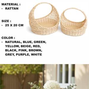 Panier en rotin artisanal - Product Image 2