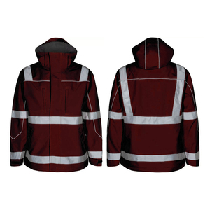 Wholesale Men's <b>Hi</b> <b>Vis</b> Reflective Safety Work <b>Jacket</b> <b>Waterproof</b> Industrial Work Wear Custom Logo Work Supplier - Product Image 3