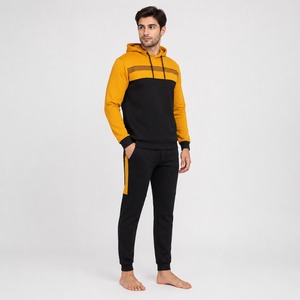 Chándal Deportivo de Invierno Personalizado para Hombre, 100% Algodón, Diseño Sólido, Logotipo Personalizable, Color Personalizable, Ropa Deportiva para Hombre - Product Image 5