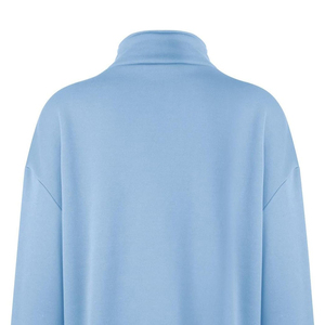 Sudadera de cuello alto con cremallera de cuarto de cuerpo, extragrande y gruesa, de moda personalizada para mujer, precio económico, venta al por mayor, OEM, personalizada 2026 - Product Image 4