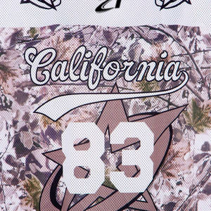 เสื้อเจอร์ซีย์อเมริกันฟุตบอลลายพรางแบบยูนิเซ็กซ์ คอวี ระบายอากาศได้ดี สไตล์แคลิฟอร์เนีย สตรีทแวร์ พิมพ์ลายแบบซับลิเมชั่น พร้อมหมายเลข จำหน่ายราคาส่ง - Product Image 2