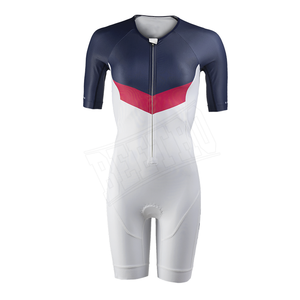 Ensemble de maillot de cyclisme à manches longues en polyester respirant, à séchage rapide, coupe-vent, confortable, personnalisé, unisexe - Product Image 4