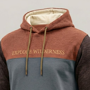 Sweat-shirt à capuche personnalisé en molleton épais, style streetwear moderne, OEM/ODM, personnalisation de marque - Product Image 5