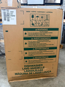 Lavavajillas empotrado Whirlpool WDF331P-AMW-24, blanco, nuevo en caja - Product Image 3