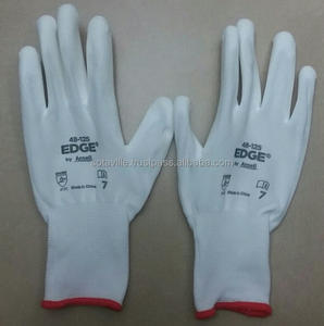 ถุงมือป้องกันความปลอดภัย Ansell 48-125 น้ำหนักเบา เคลือบ PU โพลีเอสเตอร์ 15-Gauge  ความไวสัมผัสสูง  ความคล่องตัวเหนือกว่า สำหรับงานเบา - Product Image 6