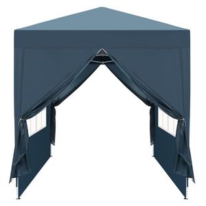 Blue Right Angle Folding Tent 2 X 2m Practical Waterproof Camping Tent with Two Doors and Two Windows - Product Image 3