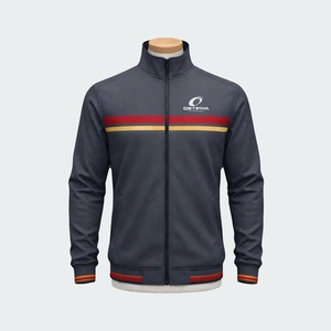 Men's Full Zipper Stand Collar Coated <b>Jacket</b> Outdoor Wear Quick Dry Warm Soft <b>Fleece</b> <b>Lining</b> Front Logo Plain Dyed Lightweight - Product Image 1