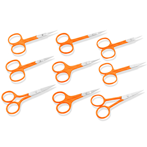 Ciseaux à cuticules droits en acier inoxydable Cutting Expert, outils multifonctionnels pour le nail art et la beauté, qualité industrielle, précision. - Product Image 1