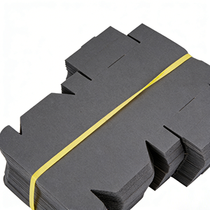 Boîte d'expédition en carton ondulé rigide recyclable avec logo personnalisé en relief, emballage pour e-commerce, vente en gros pour vêtements - Product Image 5