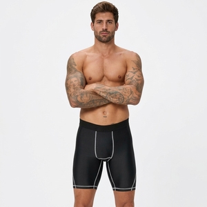 New Arrival <b>Compression</b> Tights Custom <b>Men</b> Gym Fitness Workout Sport Yoga <b>Compression</b> <b>Shorts</b> - Product Image 1
