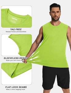 Sleeveless Shirts Gym Men's Tank Gym Tank Top Custom Plus Size 100% Cotton Quick Dry Breathable Anti-shrink High Street Style - Product Image 5