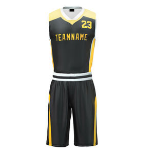 Nouvel Arrivage Ensemble d'uniformes de basketball personnalisables grande taille pour l'été, haute qualité, respirant, séchage rapide, en maille/polyester, avec logo personnalisé - Product Image 2