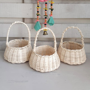 Panier pour ranger les cadeaux de baby shower, paniers à fleurs en rotin de qualité supérieure, vente directe du fournisseur - Product Image 1